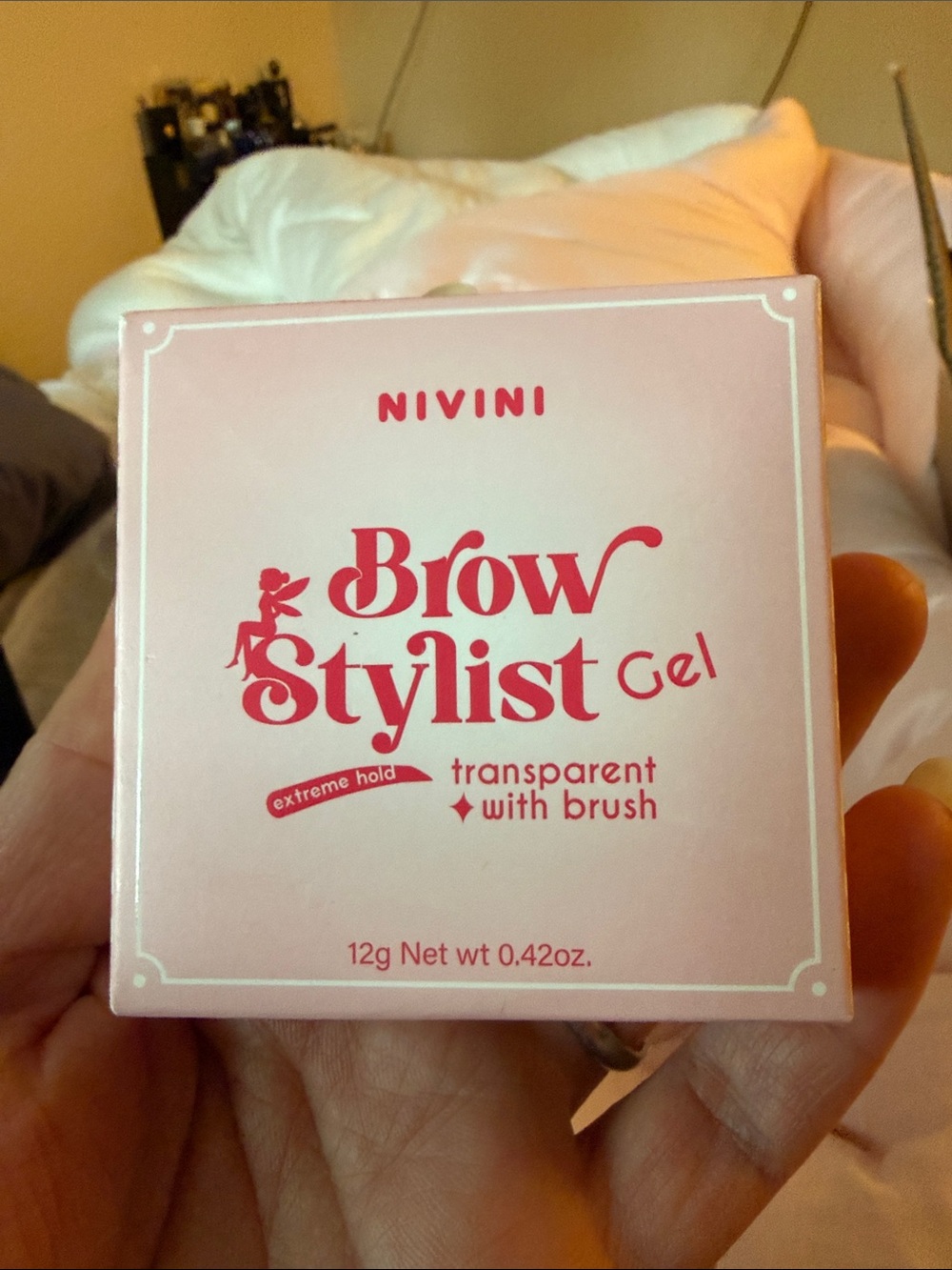 NIVINI Brow Stylist Gel Clear Extreme Hold w/ Brush New in Box
